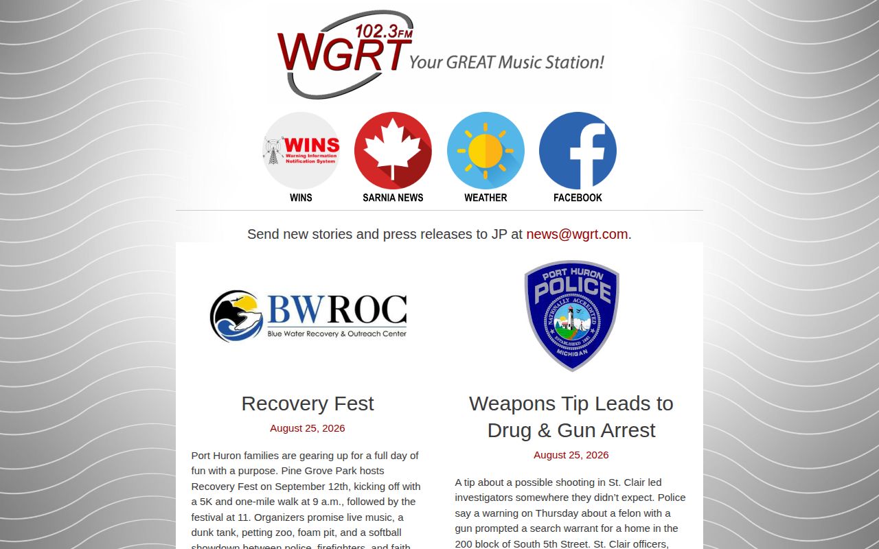 St. Clair County arrest news at the WGRT local-news source